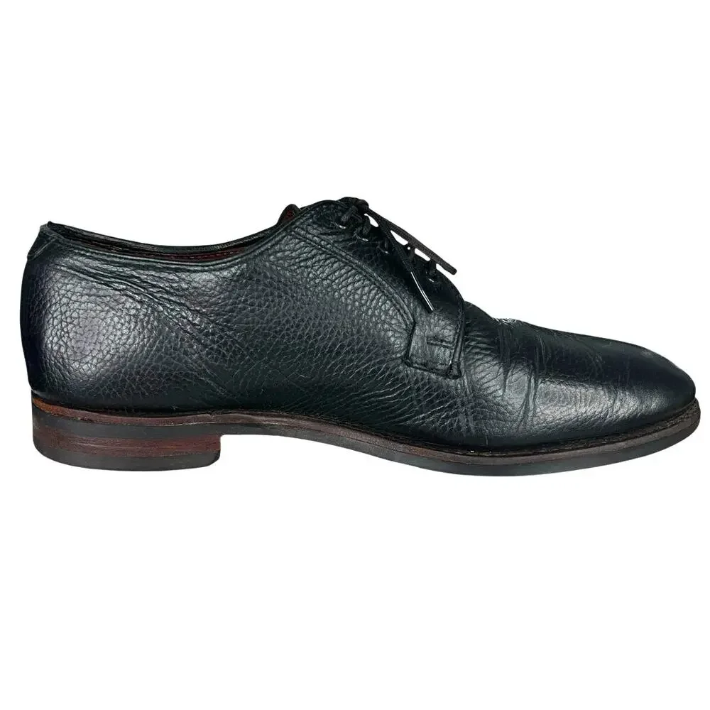 Allen Edmonds Men’s Pebbled Wide Black Leather Oxford Size US 10 E
